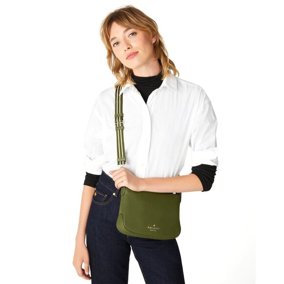 New Kate Spade Rosie Small Crossbody Pebbled Leather Enchanted Green - Picture 2 of 5